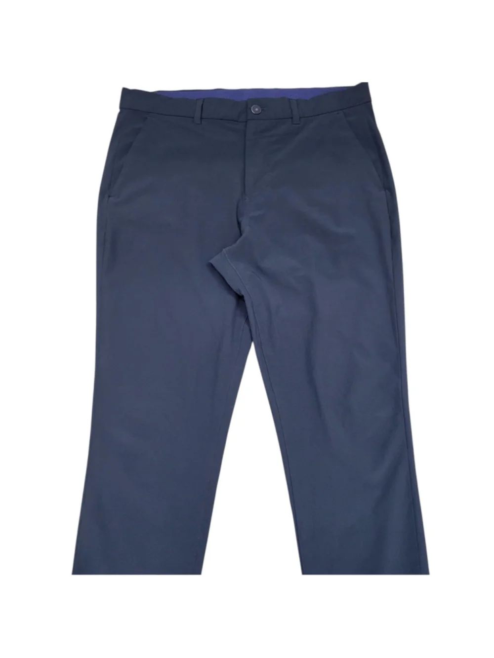 Mizzen Main Men's Black Polyester Spandex Blend Flat Front Golf Pants Size 35/32